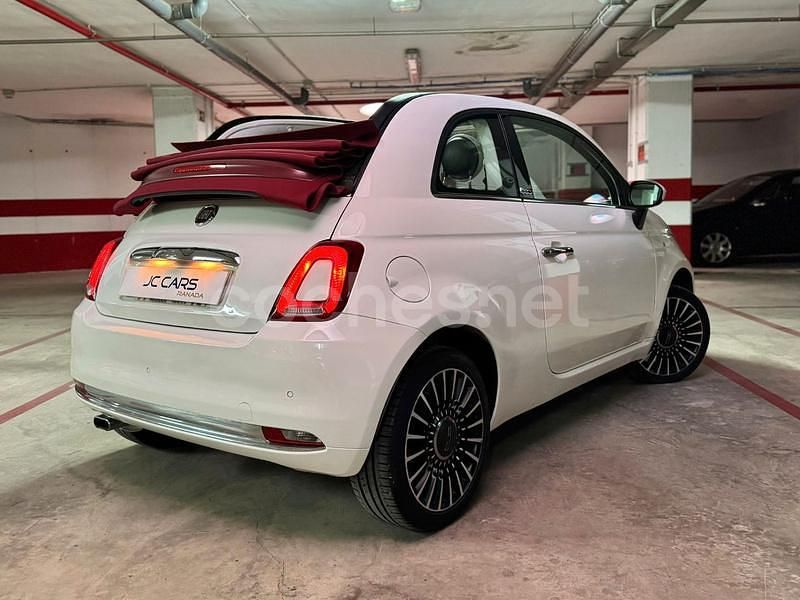 Usado Fiat 500C Lounge 69 CV (50 kW) 2018 Blanco Descapotable