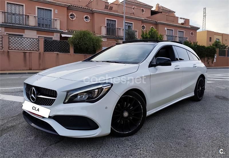 Blanco Usado 2017 Mercedes CLA200 Shooting Brake AMG line Familiar | 22.500 € (Un poco caro) - Imagen 1/4