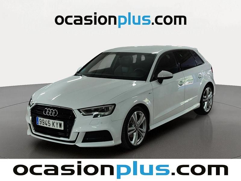 Blanco Usado 2019 Audi A3 Sportback S-Line Utilitario | 22.273 € (Caro) - Imagen 1/4