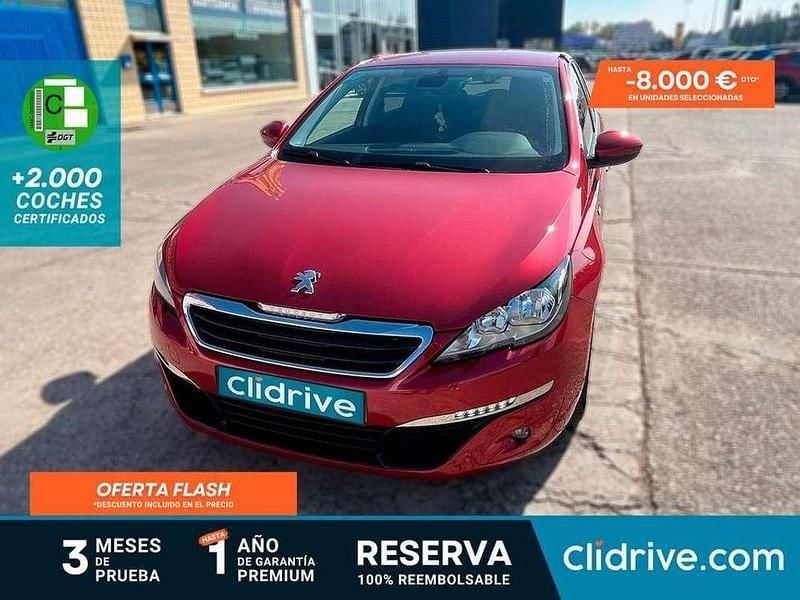 Rojo Usado 2015 Peugeot 308 Style Utilitario | 7690 € (Precio justo) - Imagen 1/3