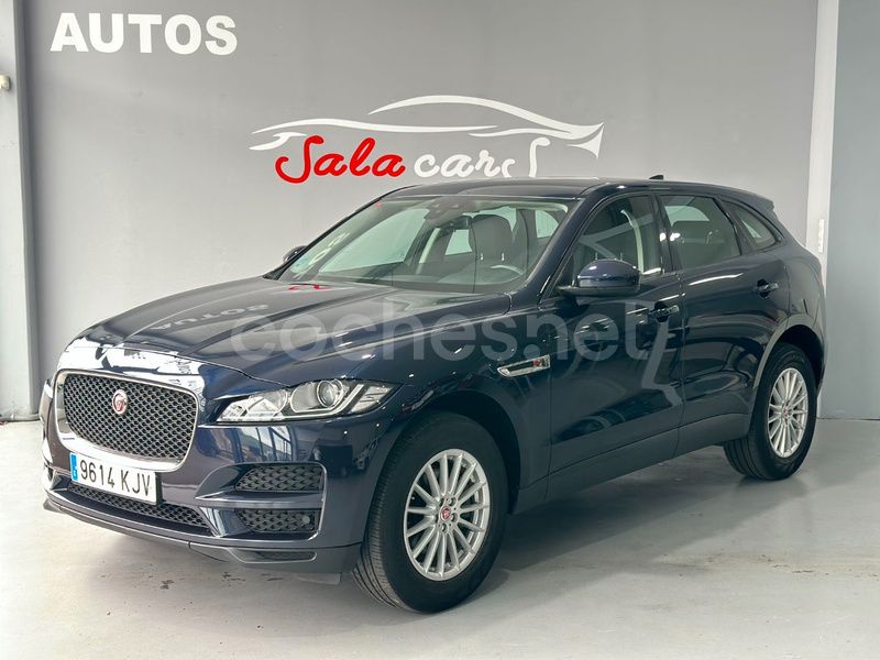 Azul Usado 2018 Jaguar F-Pace Pure SUV | 29.500 € (Caro) - Imagen 1/4