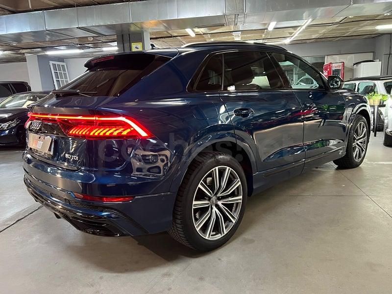 Usado Audi Q8 S-Line 286 CV (210 kW) 2018 Azul SUV