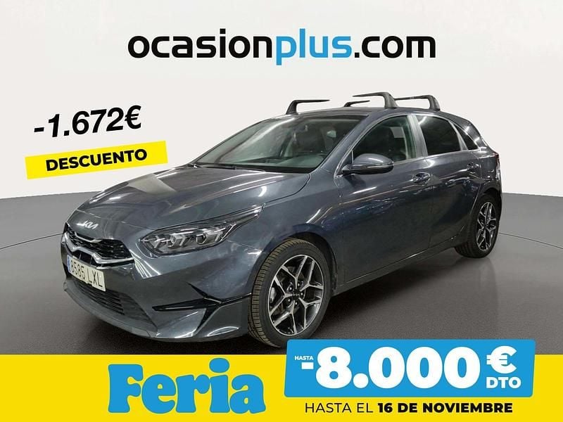 Gris Usado 2022 Kia Ceed Berlina | 18.400 € (Precio justo) - Imagen 1/4