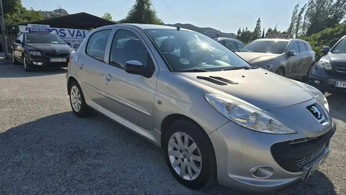 Usado Peugeot 206+ 68 CV (50 kW) 2010 Gris Utilitario
