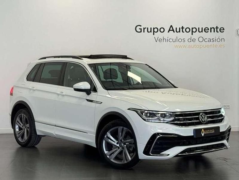 Blanco Usado 2021 VW Tiguan R-line SUV | 29.990 € (Precio justo) - Imagen 1/4