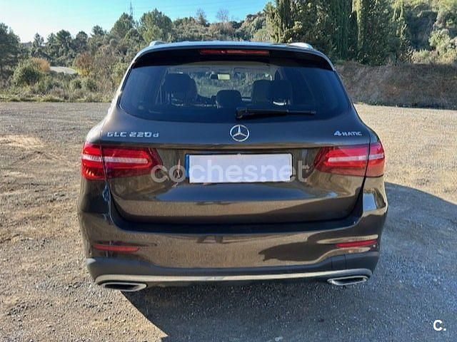 Usado Mercedes GLC220 AMG line 170 CV (125 kW) 2016 Marrón SUV