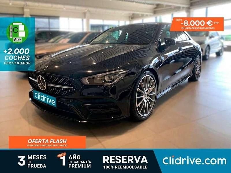Usado Mercedes CLA200 150 CV (110 kW) 2020 Negro Coupe