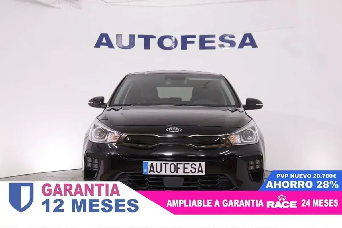 Usado Kia Rio GT-Line 120 CV (88 kW) 2020 Negro Berlina