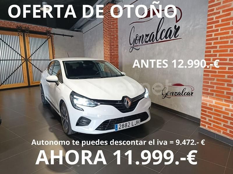 Blanco Usado 2020 Renault Clio V Intens Berlina | 11.999 € (Precio justo) - Imagen 1/4