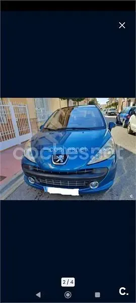 Usado Peugeot 207 110 CV (80 kW) 2007 Azul Berlina