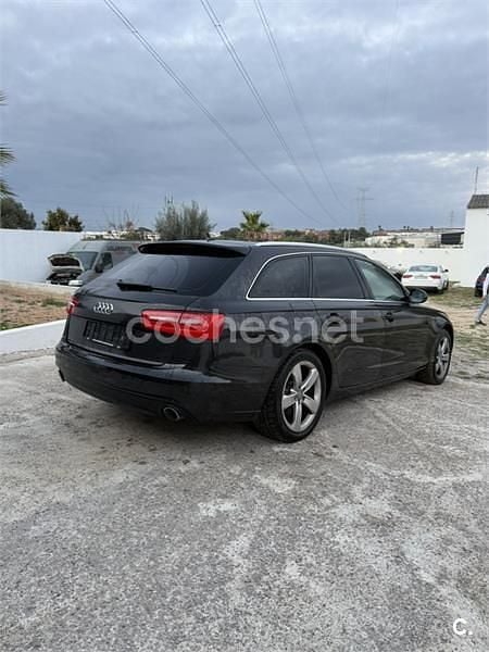 Usado Audi A6 204 CV (150 kW) 2012 Negro Familiar