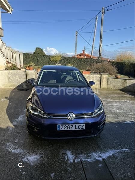 Azul Usado 2019 VW Golf R-line Berlina | 21.500 € (Precio justo) - Imagen 1/4