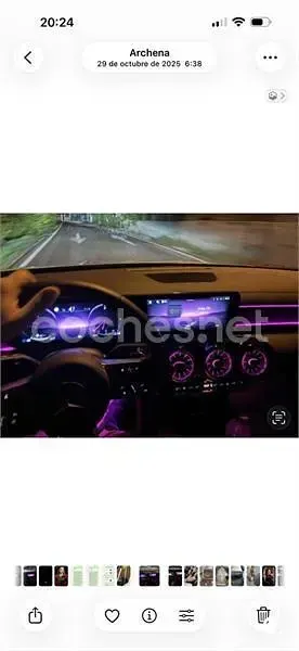 Usado Mercedes CLA220 190 CV (139 kW) 2025 Gris / plata Berlina