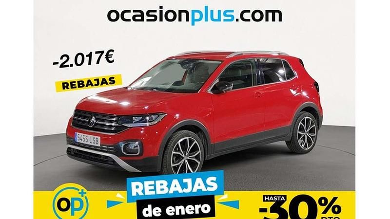 Usado VW T-Cross Sportline 150 CV (110 kW) 2021 Rojo SUV