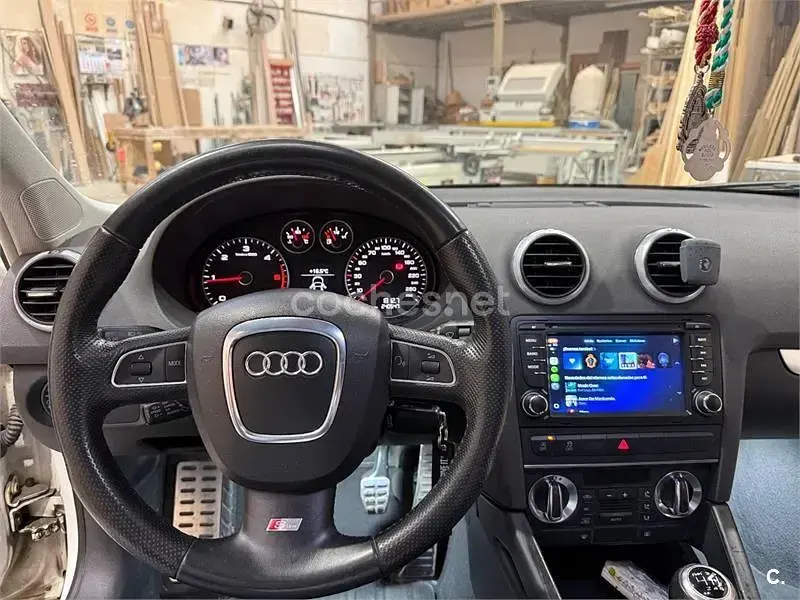 Usado Audi A3 Ambition 140 CV (102 kW) 2010 Blanco Utilitario