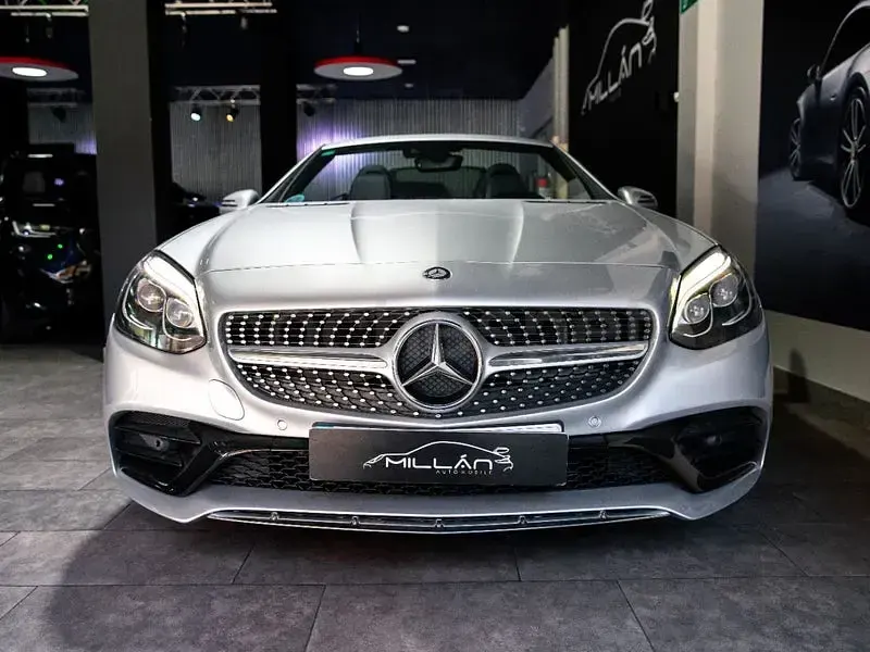 Usado Mercedes SLC250 204 CV (150 kW) 2016 Gris / plata Descapotable