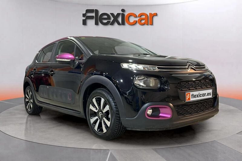 Negro Usado 2020 Citroën C3 PureTech Utilitario | 9290 € (Buen precio) - Imagen 1/4