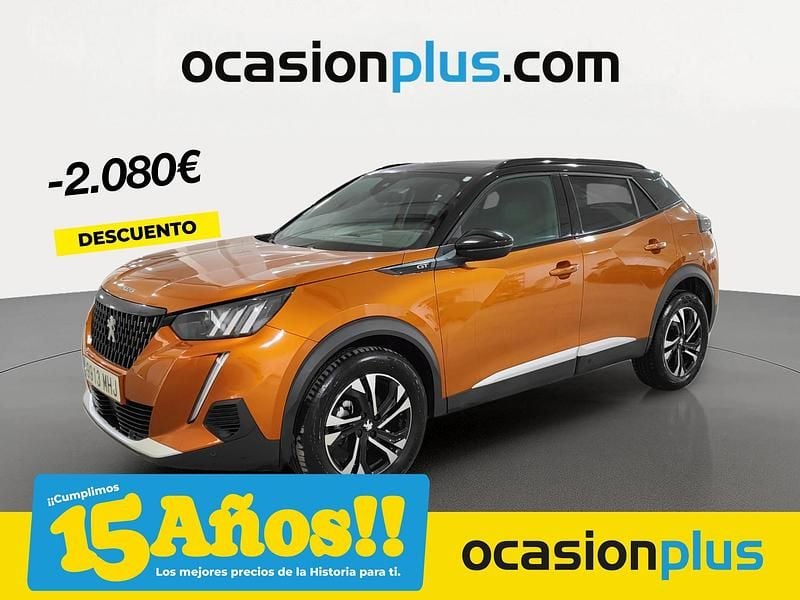 Naranja Usado 2023 Peugeot 2008 GTi SUV | 18.490 € (Buen precio) - Imagen 1/4