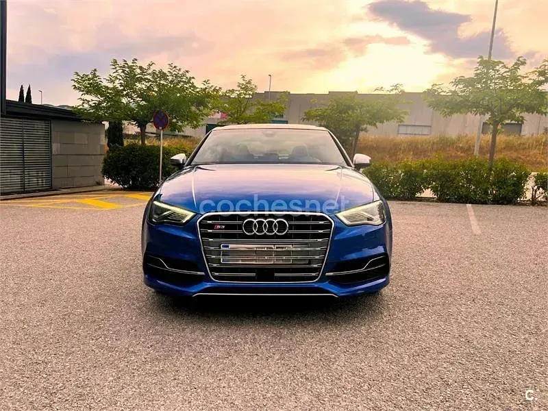 Usado Audi S3 Exclusive 300 CV (220 kW) 2014 Azul Berlina