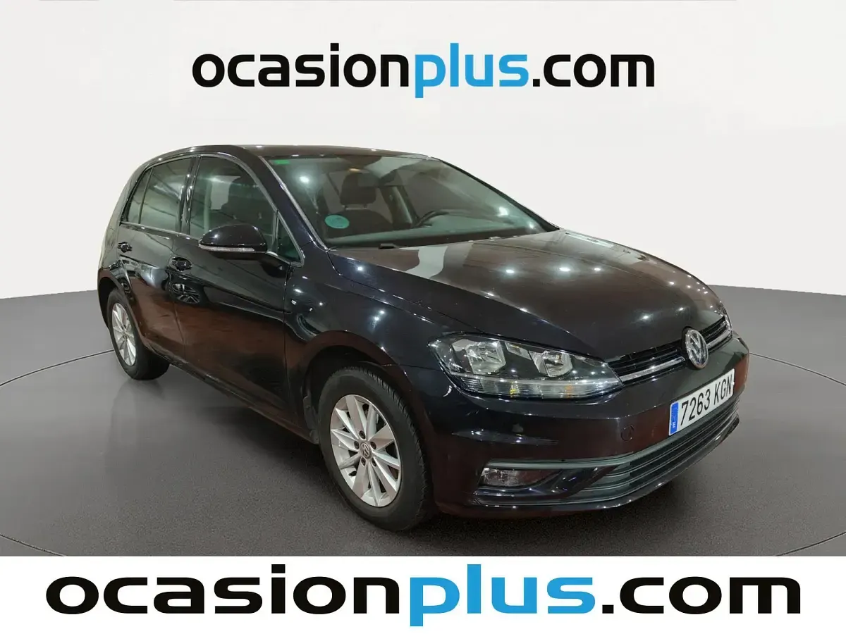 Usado VW Golf VII Business 110 CV (80 kW) 2018 Negro Utilitario