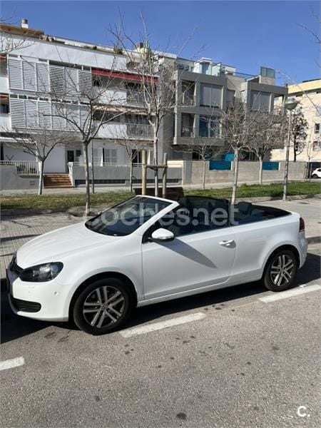 Blanco Usado 2015 VW Golf Cabriolet Descapotable | 22.000 € - Imagen 1/4