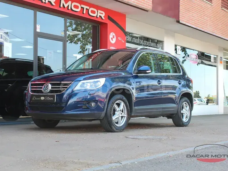 Usado VW Tiguan 140 CV (102 kW) 2008 Azul SUV