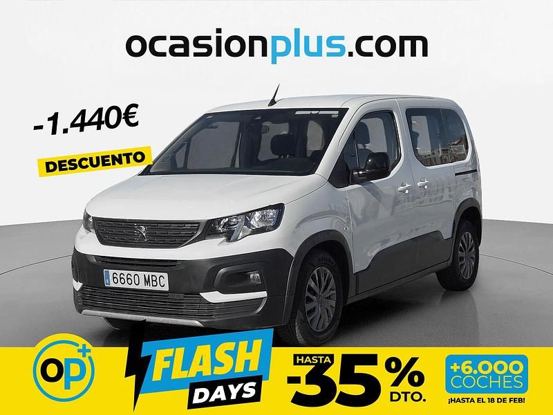 Blanco Usado 2022 Peugeot Rifter Active Monovolumen | 15.850 € (Buen precio) - Imagen 1/4