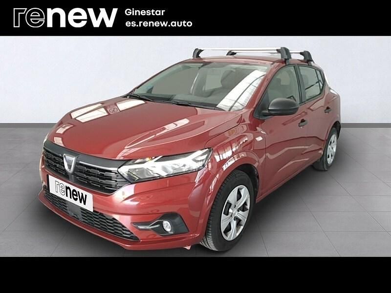 Rojo Usado 2021 Dacia Sandero Essentiel Utilitario | 11.860 € (Precio justo) - Imagen 1/4