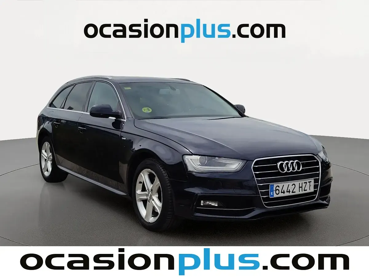 Usado Audi A4 S-Line 150 CV (110 kW) 2014 Azul Familiar
