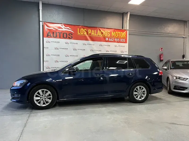 Usado VW Golf VII Sportline 110 CV (80 kW) 2015 Azul Familiar
