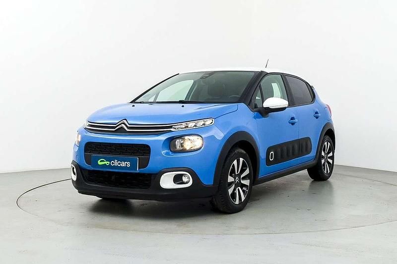Usado Citroën C3 Feel 110 CV (80 kW) 2019 Azul Utilitario