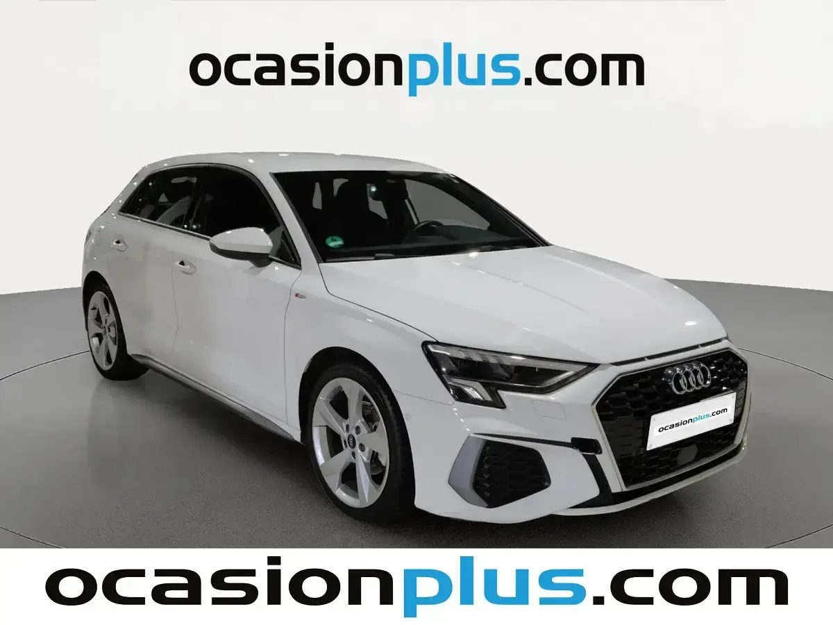 Usado Audi A3 S-Line 150 CV (110 kW) 2023 Blanco Berlina