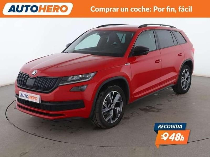 Rojo Usado 2020 Skoda Kodiaq SportLine SUV | 26.761 € (Precio justo) - Imagen 1/3