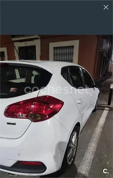 Usado Kia Ceed GT 128 CV (94 kW) 2014 Blanco Berlina