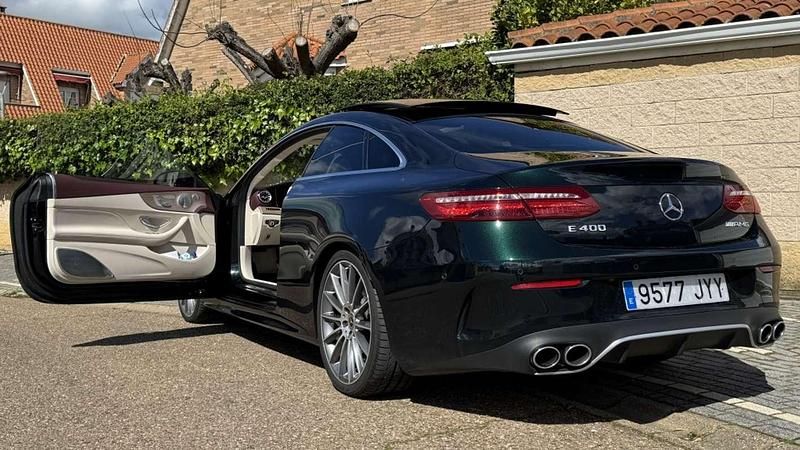 Verde Usado 2017 Mercedes E400 Coupe | 56.980 € - Imagen 1/4