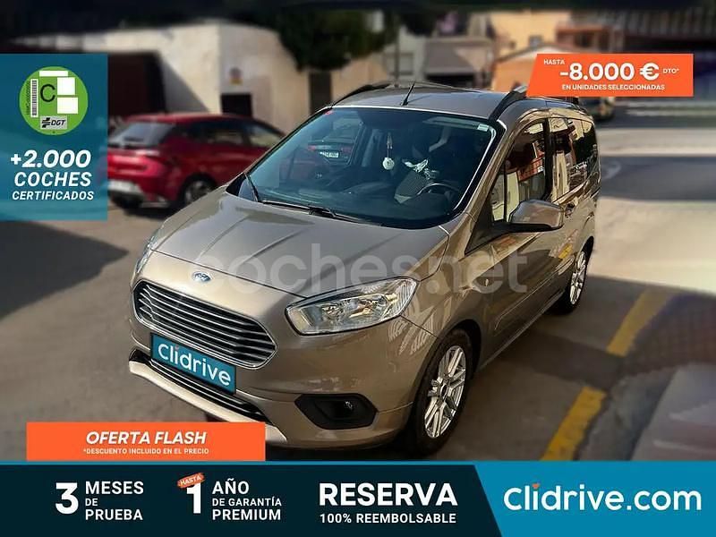 Marrón Usado 2019 Ford Tourneo Courier Titanium Monovolumen | 11.490 € (Precio justo) - Imagen 1/3