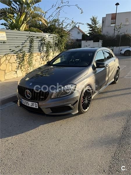 Gris / plata Usado 2014 Mercedes A45 AMG AMG Berlina | 28.000 € (Precio justo) - Imagen 1/4