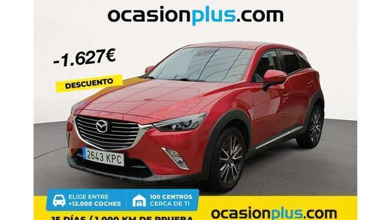 Rojo Usado 2018 Mazda CX-3 Luxury SUV | 15.864 € (Precio justo) - Imagen 1/4