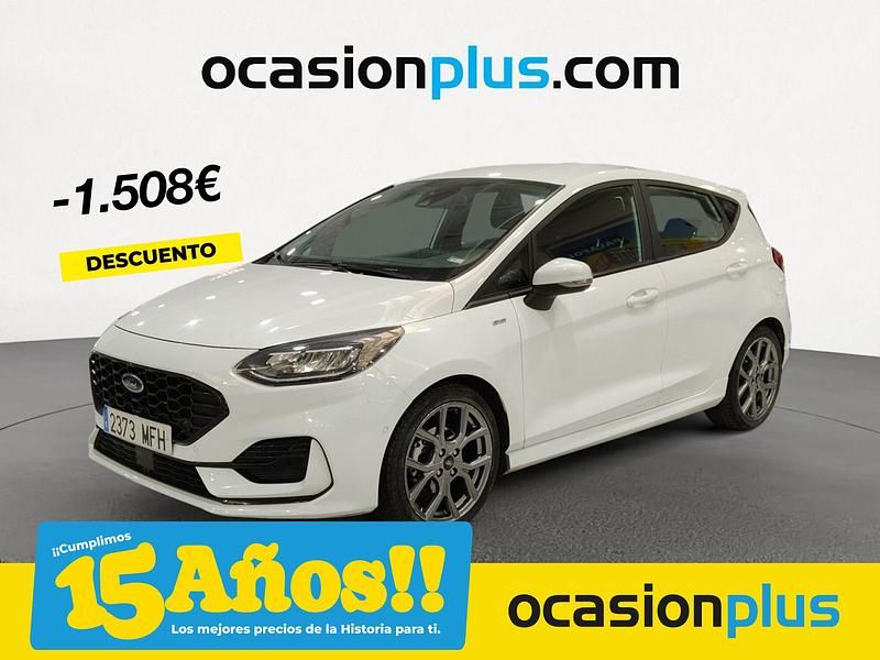 Blanco Usado 2023 Ford Fiesta ST-Line Utilitario | 14.390 € (Precio justo) - Imagen 1/4