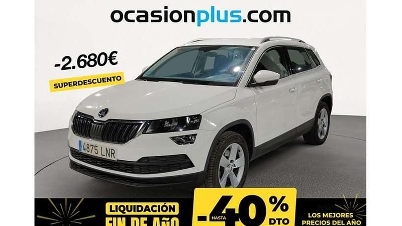 Blanco Usado 2021 Skoda Karoq Ambition SUV | 21.355 € (Buen precio) - Imagen 1/4