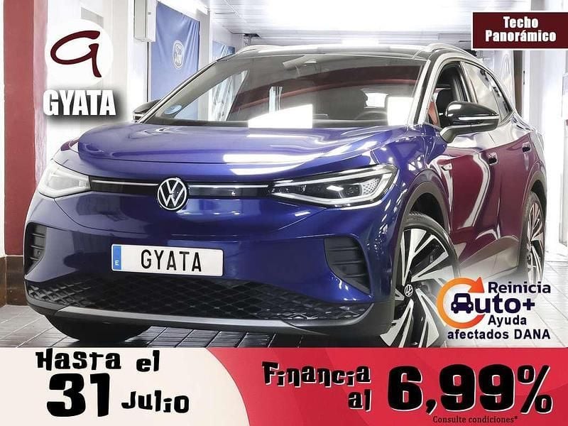 Azul Usado 2021 VW ID.4 SUV | 23.990 € (Precio justo) - Imagen 1/4