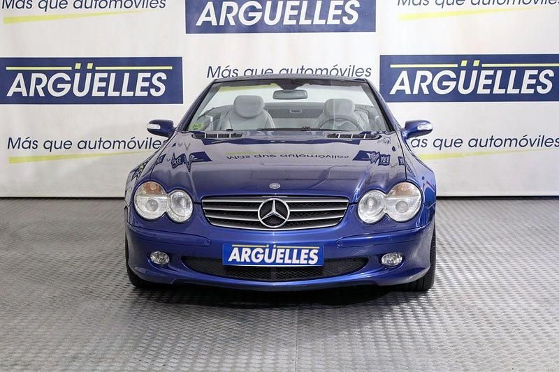 Usado Mercedes SL350 245 CV (180 kW) 2004 Azul Descapotable