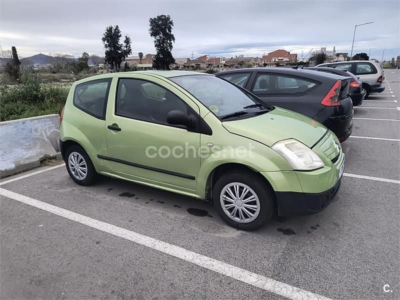 Usado Citroën C2 61 CV (44 kW) 2004 Verde Utilitario