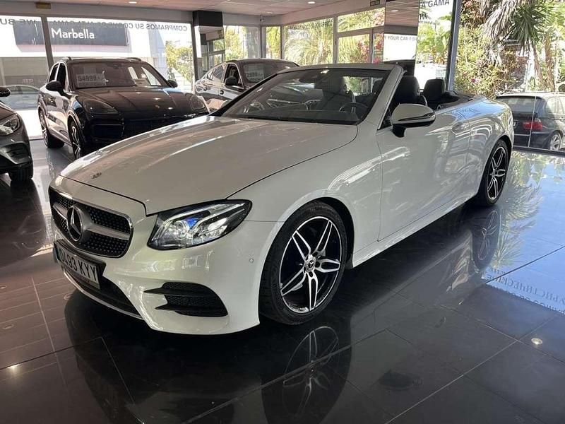 Usado Mercedes E220 194 CV (142 kW) 2018 Blanco Descapotable