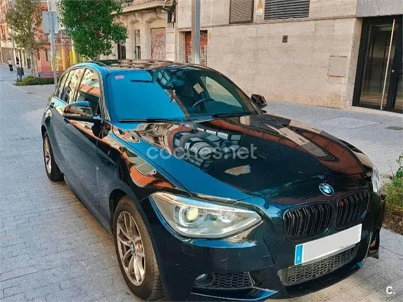 Usado BMW 116 136 CV (100 kW) 2014 Negro Utilitario