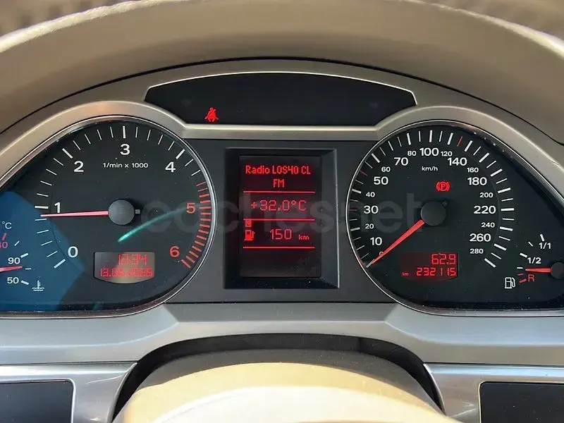 Usado Audi A6 Ambiente 140 CV (102 kW) 2007 Azul Berlina