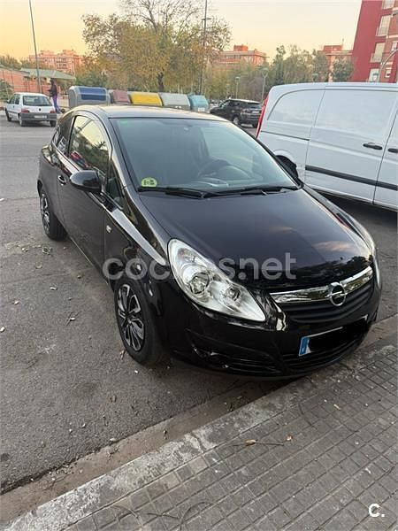 Usado Opel Corsa 90 CV (66 kW) 2010 Negro Berlina