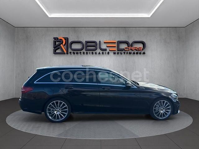 Usado Mercedes C220 194 CV (142 kW) 2018 Negro Familiar