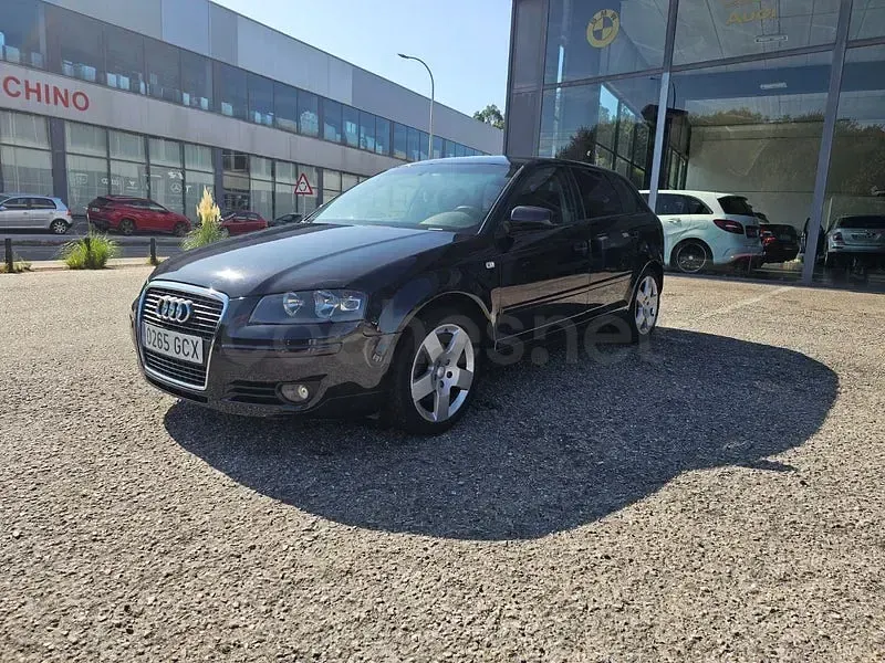 Usado Audi A3 Ambition 140 CV (102 kW) 2008 Negro Utilitario