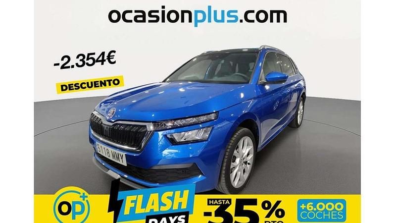 Usado Skoda Kamiq Sport 110 CV (80 kW) 2024 Azul SUV